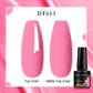 MEET ACROSS 7ml Porcelain White Cat Eye Gel Polish Holographic Glitter Magnetic Galactic Effect Gel Nail Polish Soak Off UV Gel
