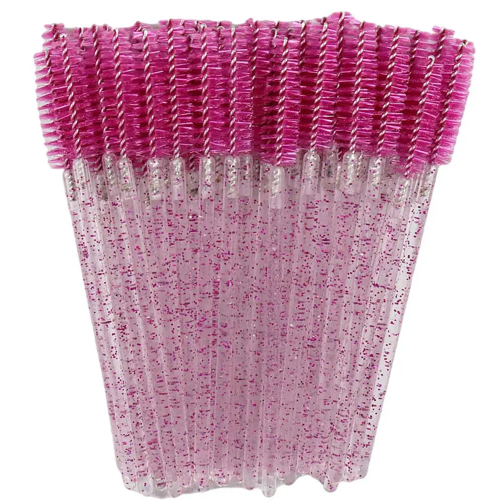 5/50 Pcs Eyelash Brushes False Eye Lashes Extension Tools Eyebrow Brush Mascara Wands Applicator Spoolers Lashes Cosmetic Tool