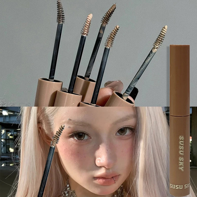 Natural Dyeing Eyebrow Cream High Pigment Long-lasting Waterproof Natural Wild Eye Brow Tint Enhancer Brow Mascara Cosmetic