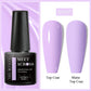 MEET ACROSS 7ml Purple Nail Gel Polish Semi Permanent Nail Art For Nails Decoration UV LED Painting Gel Varnish Nail Supplies