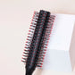 professional anti-static cylindrical bristle curly hair styling round comb nylon teeth roller comb Special for real hair wigs