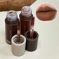 Velvet Matte Lip Gloss Makeup Vintage Red Brown Tones Soft High Pigment Lipstick Set Waterproof Red Brown Sweet Cool Lip Gloss