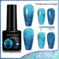 LILYCUTE Thermal Nail Gel Polish 3 Layers Temperature Shiny Color Changing Series Semi Permanent  Soak Off UV Nail Gels Polish