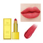 Shimmer Gold Lipstick Metallic Glitter Sexy Lipsticks Long Lasting Batom Waterproof Cosmetic Gold Brick Tube Design Gift 3.5g