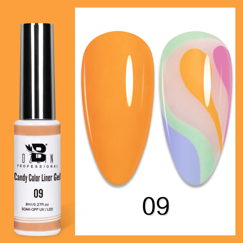 AWStorG Intense Rainbow Cat Eye Gel 5ml Holographic Laser Magnetic Nail Gel Soak Off UV LED Gel Polish Shiny Rainbow Manicur