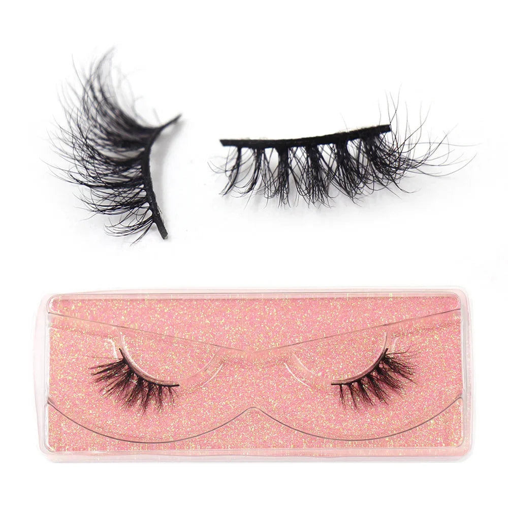 Half Eey Lashes Soft Mink Lashes Reusable Foxy Eyes False Eyelashes Natural Fluffy Makeup Tools Extension Fake Lashes Maquiagem