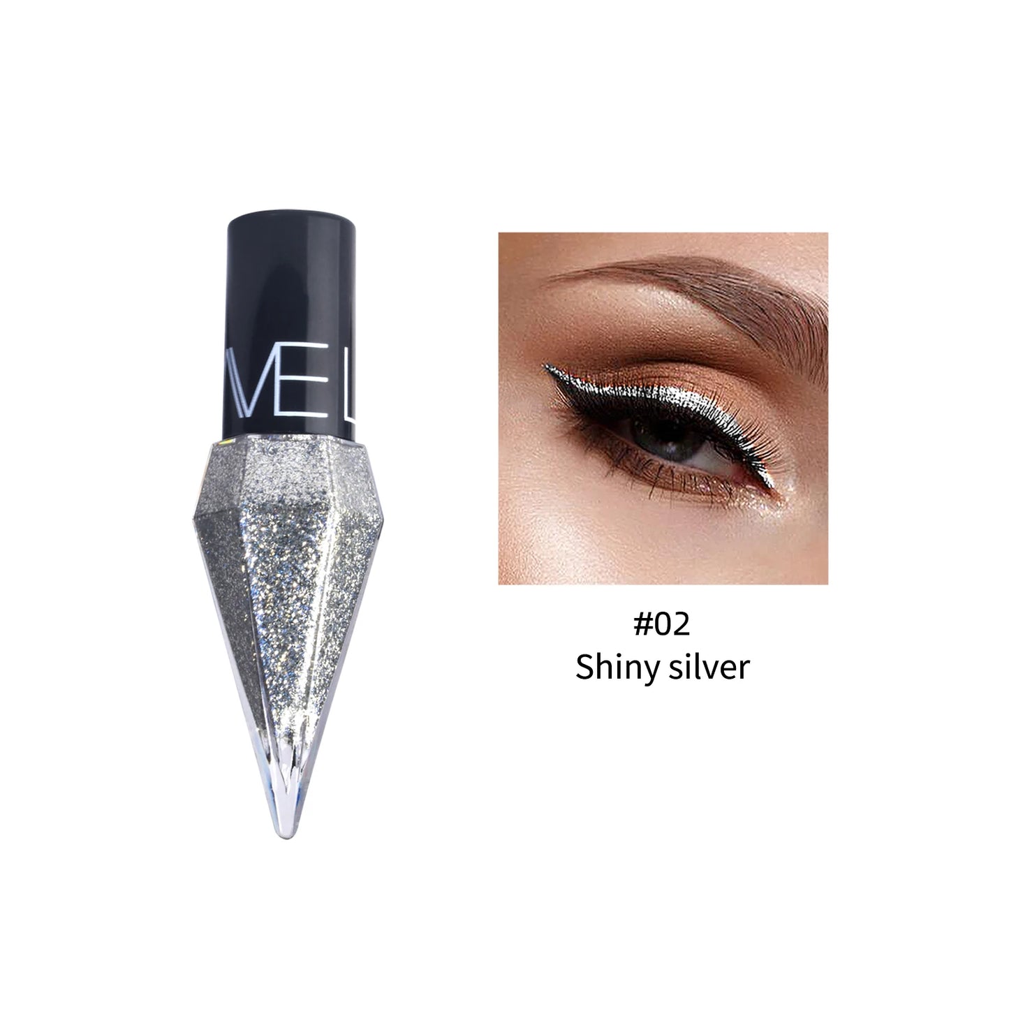 Diamond shiny eyeliner liquid Pearl light color fast drying waterproof eyeliner liquid