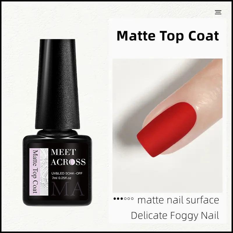 MEET ACROSS 7ml Golden Cat Magnetic Gel Nail Polish Dark Brown Red Green Christmas Nail Art Varnish Winter Autumn For Nails
