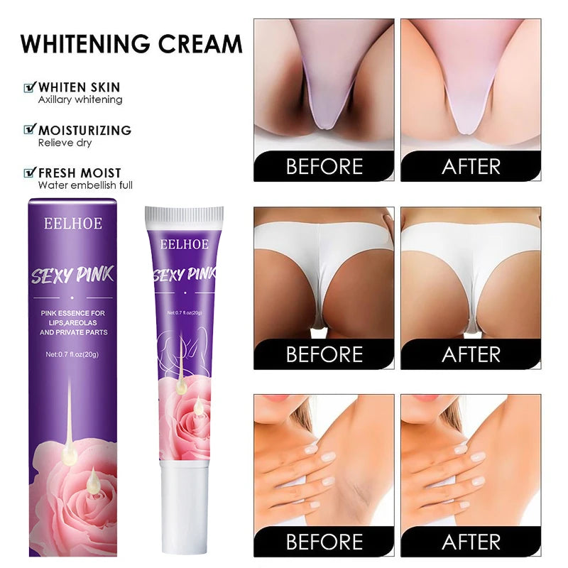 Private Body Whitening Cream Armpit Buttock Nipple Private Area Pink Essence To Remove Melanin Brighten Beauty Care Melanin