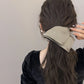 Satin Silk Square Scrunchies Elastic Hair Bands Women Girls Solid Ponytail Holder Large Hair Ties Rope Hair Accessories Fashion