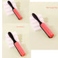 1pcs 9-row wrinkle removal massage curly hair brush, detachable 9-row comb plastic wet hair brush