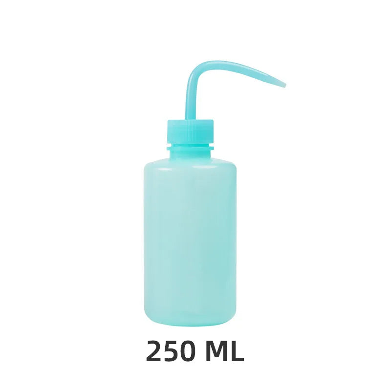250/500ml Eyelash Cleaning Washing Bottle Curved Spout Cleaner Waterproof Eyebrow Remover Bottle Eyelash Extension Makeup Tool