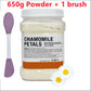 650g Chamomile Hyaluronic Acid Facial Moisturizing Mask Powder with Silicone Brush Increasing Skin Elasticity Rose Jelly Mask