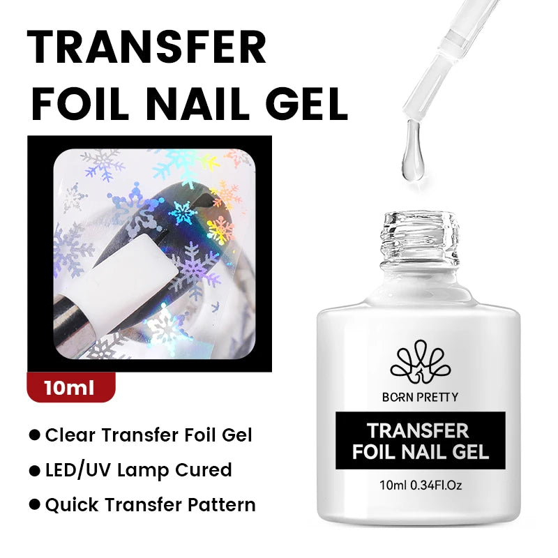 BORN PRETTY Black White Colors Gel Nail Polish 10ml Soak Off UV LED Gel Nail Art DIY Design Semi Permanent Varnishes Manciure
