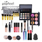 POPFEEL All-in-One Makeup Kit Gift Set with Eyeshadow Palette Foundation Lip Gloss Blush Brushes Eyeliner and More Beauty Gifts