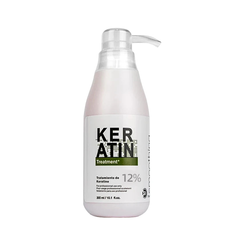 PURC Brazilian Keratin Hair Treatment Formalin Professional Straightening Smoothing Curly Hair Frizz Dry Repair Cream Hair Care