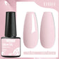 Mtssii 7ml Glitter Rubber Base Gel Polish Gold Sequins Pink White Base Gel Top Coat Soak Off UV LED Nail Art Varnish Manicure