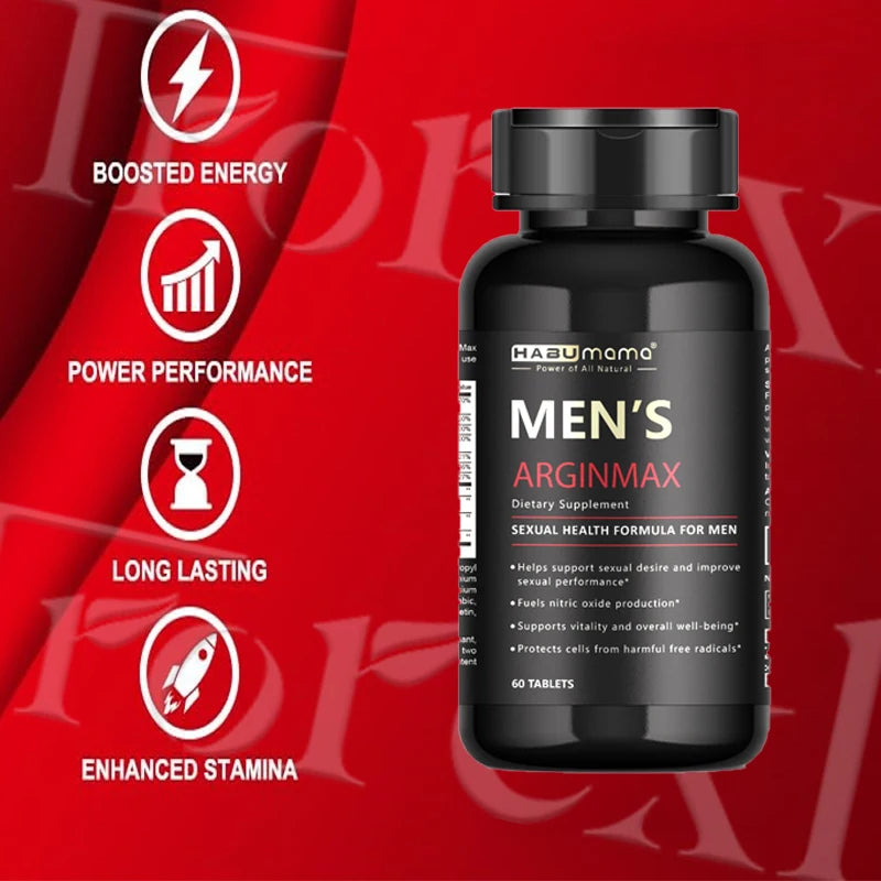 Highest Potency L-Arginine Pills Male Enhanceing Supplement-Performance Boost, Enhanced Strength