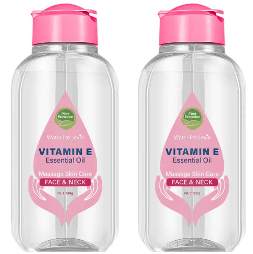 Vitamin E Essential Oil with Niacinamide & Ceramide - Face & Neck Massage Skin Care for Even Tone