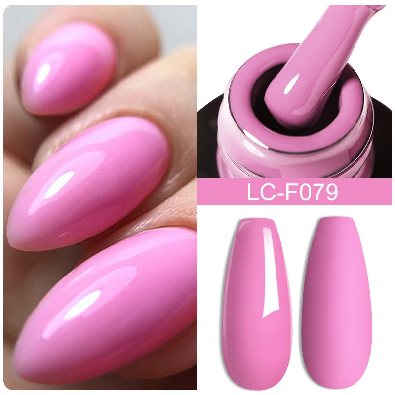 LILYCUTE 5ml White Black Liner Gel Nail Polish Colorful French Painting Stripe Semi Permanent Drawing Nail Art UV Gel Varnish