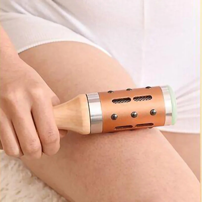 Jade Moxibustion Scraping Massager Wormwood Burner Warm Body Massage Moxa Therapy Heating Acupressure Meridian Relieve Pain