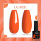 LILYCUTE 7ML Eggshell Gel Nail Polish White Black Material Semi Permanent Autumn Varnish With Any Color Gel Soak Off UV Manicure