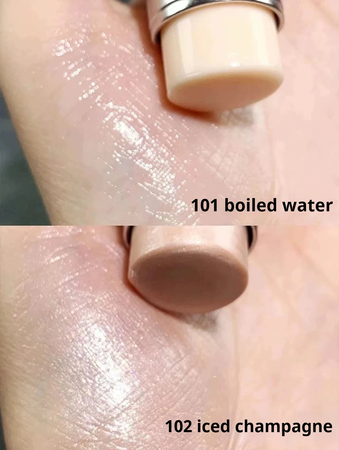 KAXIER High Gloss Stick Highlighter Blush Water Light Shimmer Waterproof Face Contour Illuminator Brighten Contouring Rouge