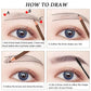 5pcs Professional Waterproof Microblading-Style Eyebrow Pencils – Long-Lasting, Smudge-Proof, Natural Tint Makeup Enhancers