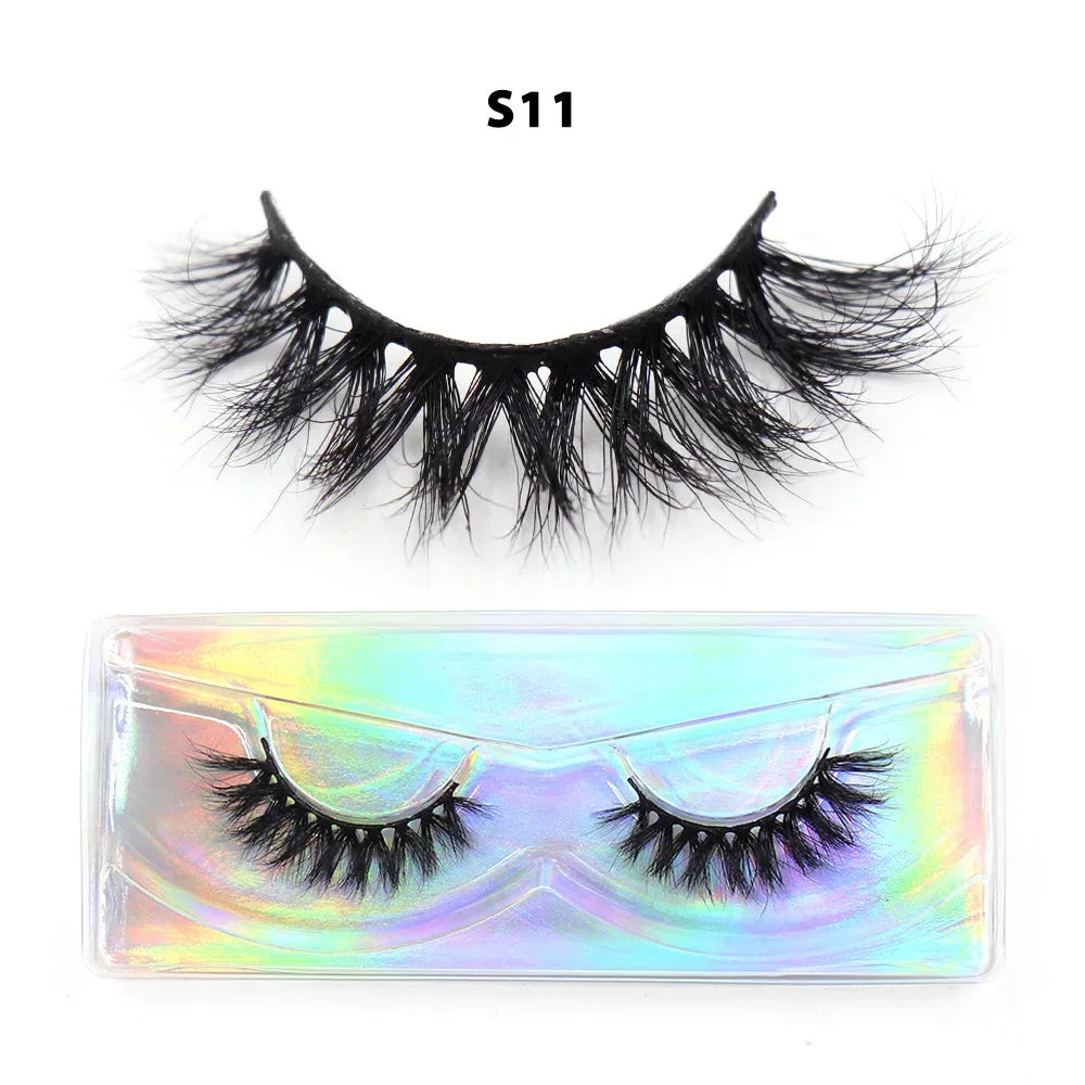 Half Eey Lashes Soft Mink Lashes Reusable Foxy Eyes False Eyelashes Natural Fluffy Makeup Tools Extension Fake Lashes Maquiagem