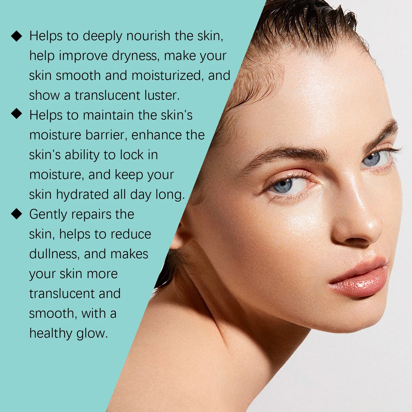 Hoygi 30ml Hyaluronic Acid Hydrating Serum Deep Moisturize Firm Brighten Relieve Dry Skin Boost Elasticity Even Tone Face Essenc
