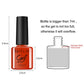 LILYCUE 6Pcs/Set Red Nude Glitter Gel Nail Polish Gorgeous Full Coverage Soak Off UV Gel Nail Art Base Top Coat Gel Polish Kits