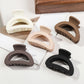 5 Pcs Small Flower Hair Claw Clips for Women Girls,Matte Rectange Jaw Clips,Semicircle Barrettes for Thin Hair