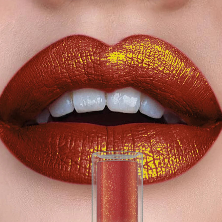 14 Colors Bold Intense Glitter Shiny Metallic Lip Glaze High Pigment Lip Tint Korean Makeup Long Lasting Lip Senior Cosmetics