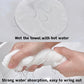 Reusable Hot and Cold Compress Face Towel Masks - Moisturizing Facial Steamer for Hot and Cold Skin Care, Soft, Gentle