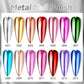 LILYCUTE 7ml  Mirror Metallic Nail Polish No Need of UV LED Lamp Nail Supplies Vernis Red Purple Mirror Effect for Nails