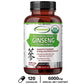 Korean Red Panax Ginseng + Ginkgo Biloba Capsules Increases Energy, Mood, Stamina & Performance, Supports Mental Health