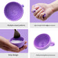 1pc Quick Clean Makeup Brush Cleaner Silicone Scrubber Box Beauty Egg Powder Puff Non-slip Deep Cleaning Bowl Clean Mat Tools