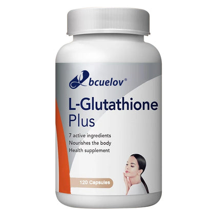 L-Glutathione Skin Brightening Supplement - Natural Antioxidant, Supports Healthy Skin, Strengthens Liver, 120 Capsules