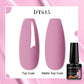 MEET ACROSS 7ml Porcelain White Cat Eye Gel Polish Holographic Glitter Magnetic Galactic Effect Gel Nail Polish Soak Off UV Gel
