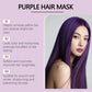 Magical Purple Hair Mask Lock Color Purple Hair Mask Cover Gray Hair Fade Yellow Suitable For Dye Care Products 120g