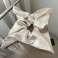 Satin Silk Square Scrunchies Elastic Hair Bands Women Girls Solid Ponytail Holder Large Hair Ties Rope Hair Accessories Fashion