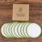 Cotton Demaquillant 10Pcs Bamboo Makeup Remover Reusable Cotton Pads Washable Rounds Clean Facial Cotton Reusable Makeup Tools