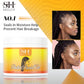 African Biotin Braid gel 100g Edges Control Twist Gel Tames Frizz & Edges Jojoba Oil Styling Braiding Gel Anti Hair Loss Wax，Loc