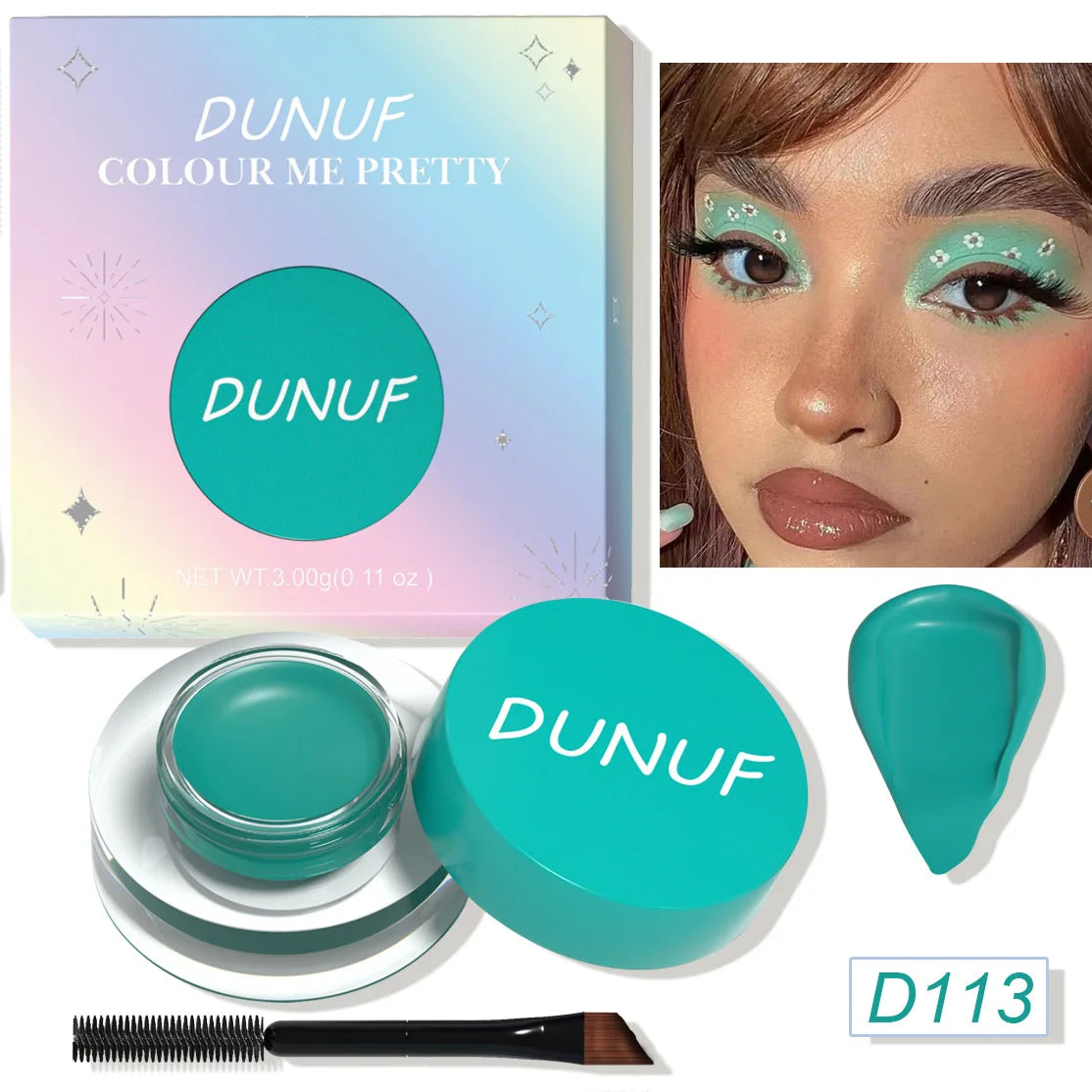 Multipurpose Cream Eyeshadow Eyeliner Waterproof Matte Finish 12 Shades For Professional Makeup Artists And Beginners