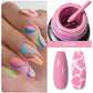 MEET ACROSS 5ml Sliver Metallic Liner Gel Nail Polish Super Bright Mirror Effect Painting Drawing Line Graffiti Stripe Nail Art