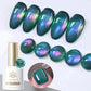 BORN PRETTY 10ml Rhine Lake Blue Cat Magnetic Gel Dark Blue Glitter Soak Off UV Gel Nail Art Varnish Manicure Nail Art Salon