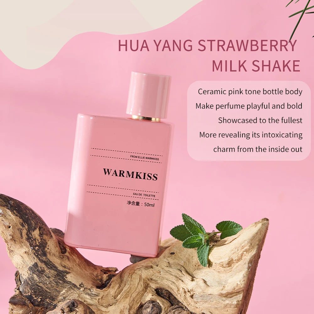 original products,WARMKISS Floral Fruity Women's Perfume - Long-lasting Light Strawberry Scent, Niche Perfume,50ml perfume
