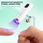 Nailpop Mini UV Nail Lamp for Polygel Nails Battery-Powered with Silicone Stamper Portable Handheld Curing Glue Gel Nail Dryer