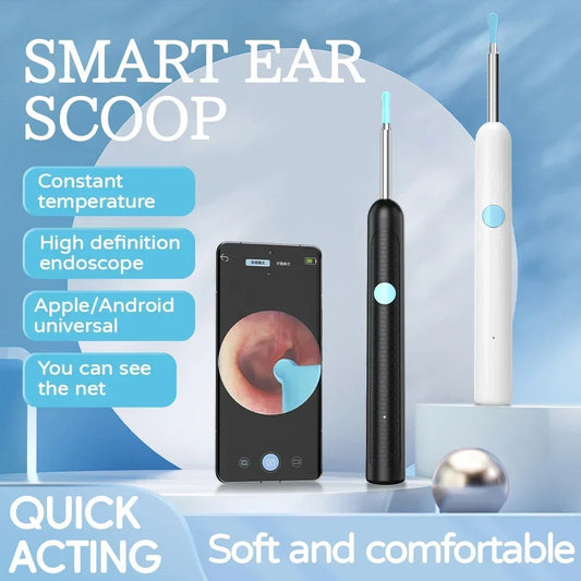 Ear Wax Removal Tool Camera Ear Cleaner with Camera 1080P HD Ear Camera and 6 LED Light Ear Camera Wax Removal for iOS& Android