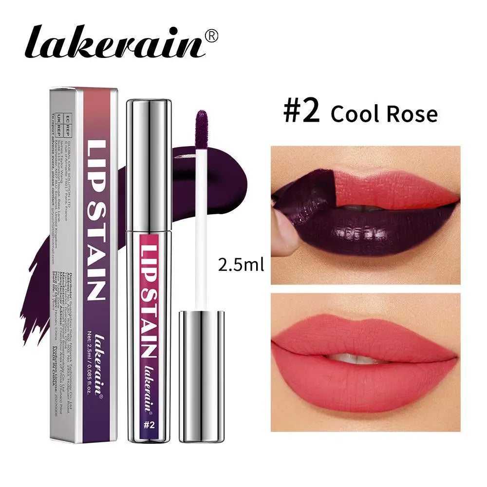 Waterproof Peel-Off Lip Liner – Long-Lasting Matte Lip Tint, Brown Contour Tattoo-Effect Lip Stain Cosmetic